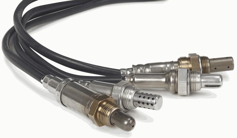 氧传感器,电缆,金属,橡胶,白色背景